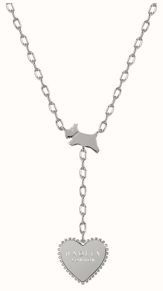 Radley Jewellery Fashion Sterling Silver Dog Heart Pendant Necklace RYJ2203S First Class Watches