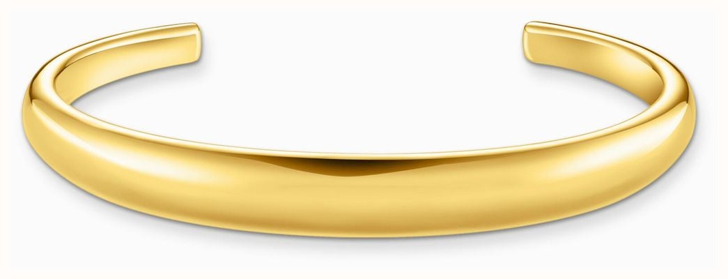 Thomas Sabo Classic Bangle Gold-Plated Sterling Silver 17cm AR115-413-39-L17