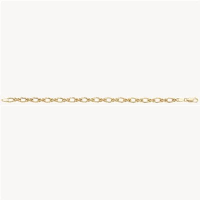 Treasure House Ladies 9ct Yellow Gold Fancy Link Bracelet BR223