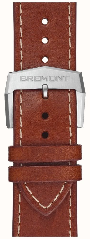 Bremont Terra Nova Chronograph Automatic (42.5mm) Black Anthracite Metal Dial / Brown Leather Strap TN42-CHR-SS-BK-L-S - alternate view 6