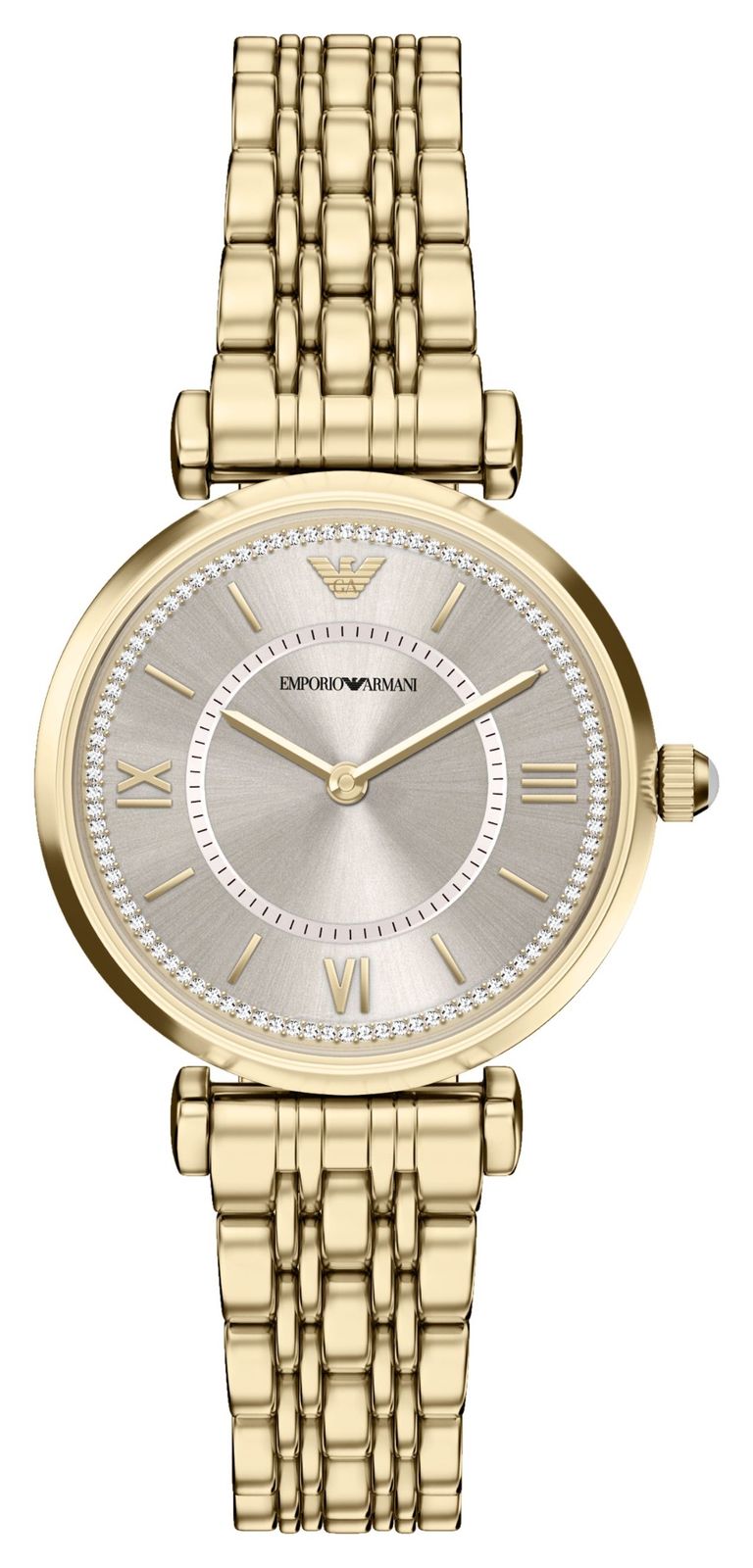 Emporio Armani AR11766 Gianni T-Bar (32mm) Gold Dial / Gold Watch