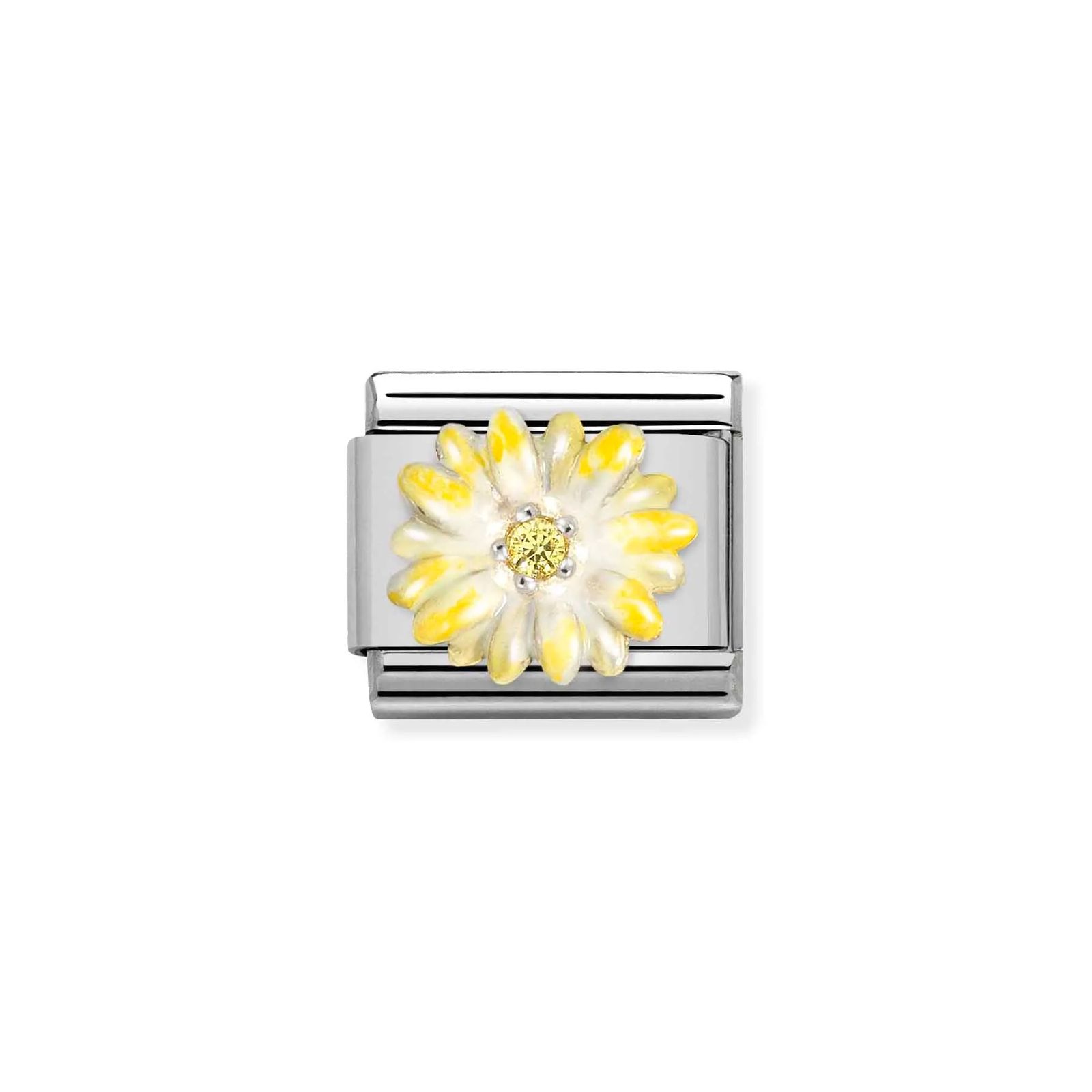 Nomination 330321/04 Classic Yellow Flower Link Steel, Jewellery