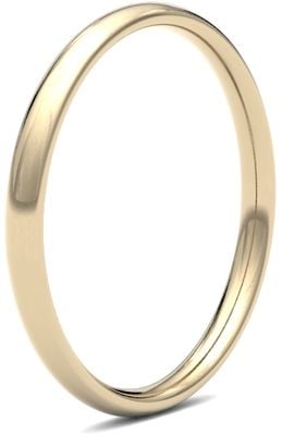 James Moore Wedding Rings | 9ct Yellow Gold | 2mm | Medium | Traditional Court | AG_2LMC-9Y