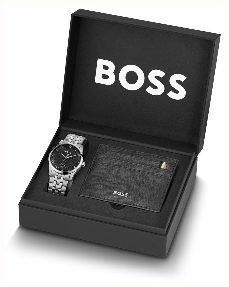BOSS Graceful Mina Stainless Steel Black Dial Watch 1570204 - alternate view 5