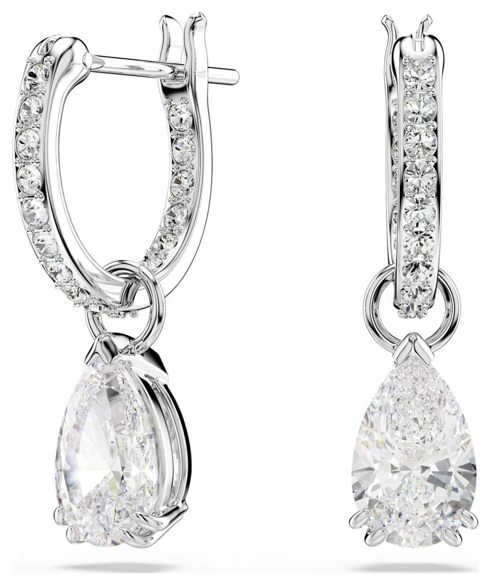 Swarovski 5636716 Stilla Drop Earrings Pear Cut Round Cut Jewellery