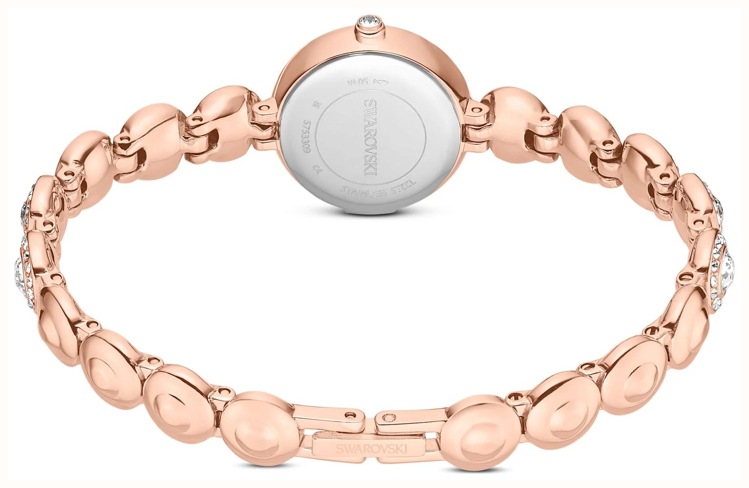 Swarovski Ladies Una Angelic Rose Gold Tone Round Stone 5753309 - alternate view 3