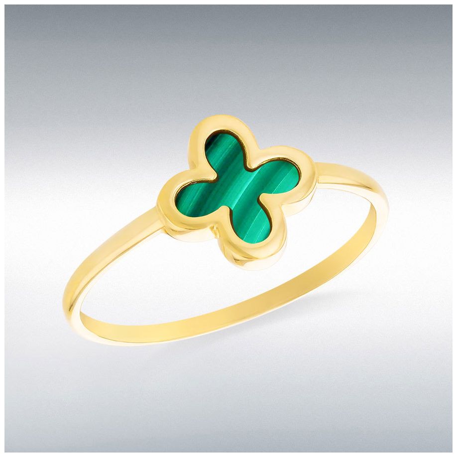 James Moore & Co 1.84.9971 9ct Yellow Gold 8.6mm Clover Jewellery