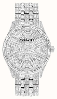 Coach Brooks (38mm) Crystal Dial / Crystal-Set Stainless Steel Bracelet 14400036