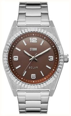 STORM SUNSTONE Solar (41mm) Brown Dial / Stainless Steel Bracelet 47566/BR