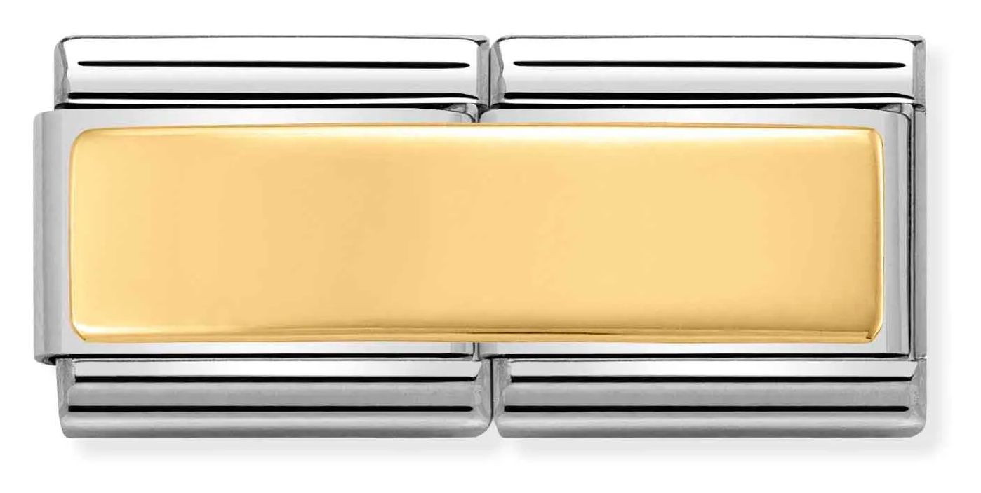 Nomination 030710/01 Classic DOUBLE ENGRAVED Steel And Jewellery