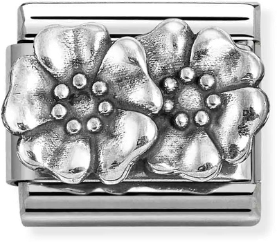 Nomination Classic Stainless Steel Flowers Charm 330101/73
