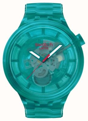Swatch TURQUOISE JOY (47mm) Turquoise Dial / Turquoise Bio-Sourced Material Strap SB05L101