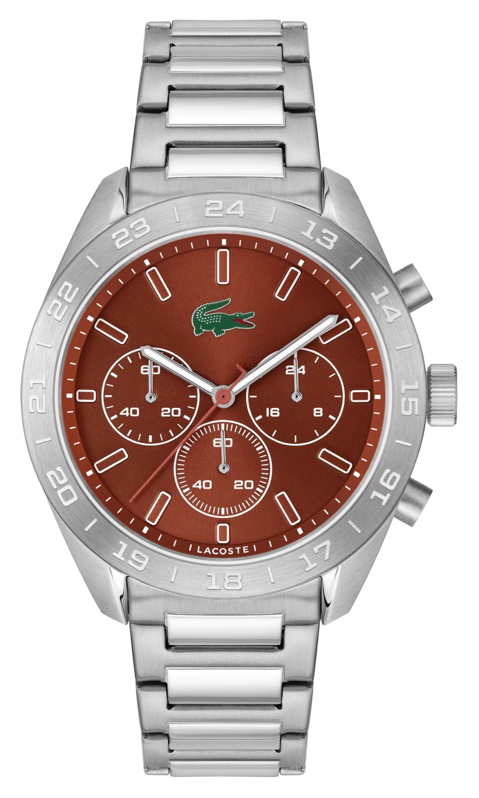 Lacoste 2011535 Stainless Steel Red Dail Boston Watch