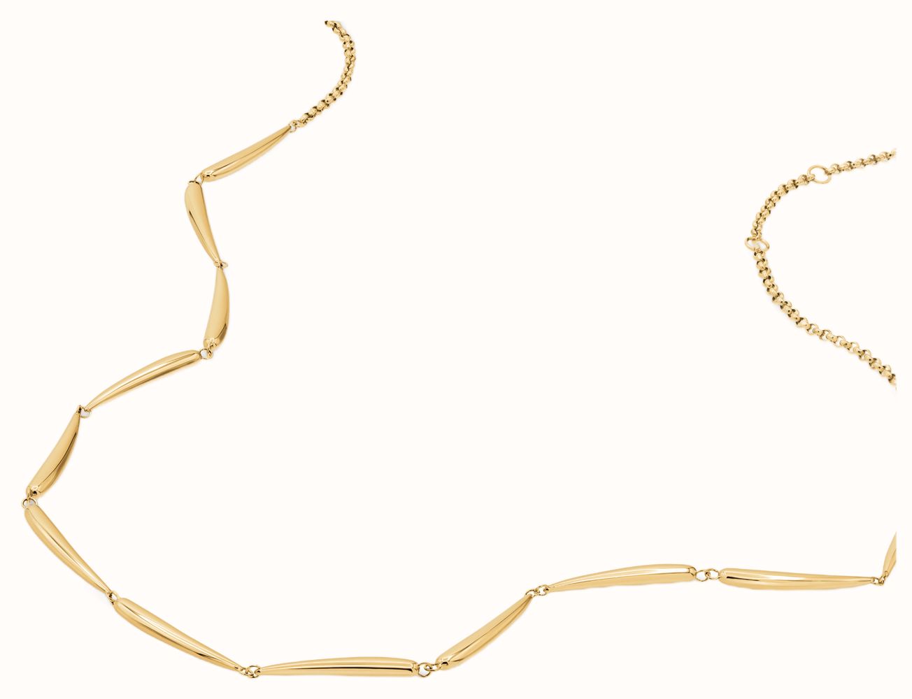 Calvin Klein Elongated Drops Gold-Tone Necklce 35000993 - alternate view 2