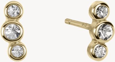 Radley Jewellery Sterling Silver 18ct Gold Plated Cluster Stud Earrings RYJ1546