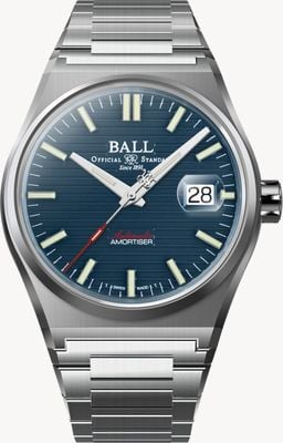 Ball Watch Company Roadmaster Perseverer Automatic (40mm) Blue Dial / Stainless Steel Bracelet NM9050C-S1-BE