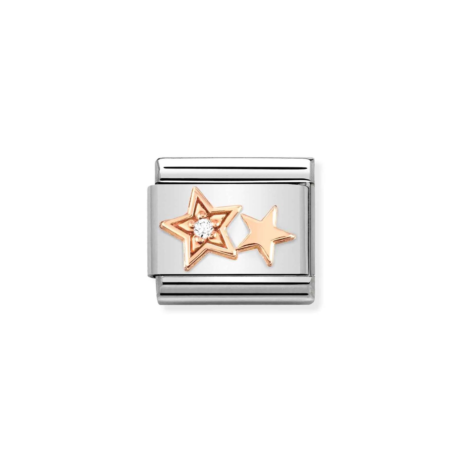 Nomination 430305/35 Classic Stainless Steel Rose Gold Stars Jewellery
