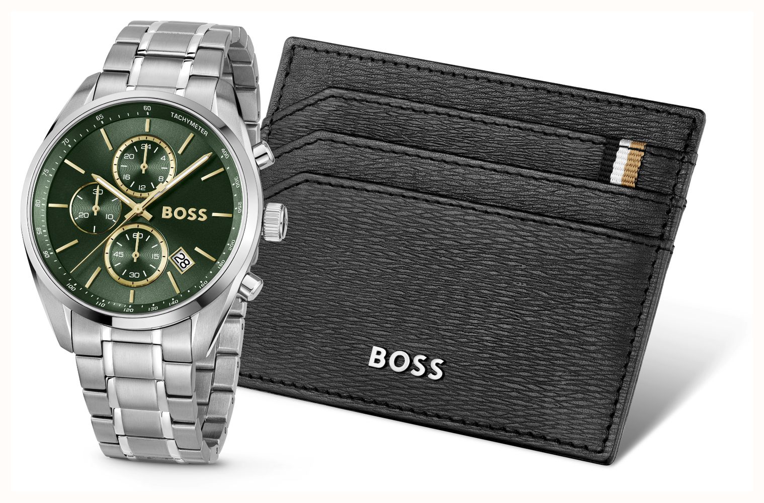 BOSS Principle Grand Prix Stainless Steel Green Dial Watch Gift Set 1570202 - alternate view 4