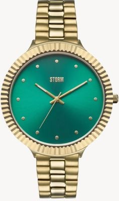 STORM STORM ARLISSE / 42mm / Green Dial / Gold-Tone Stainless Steel Bracelet 47573/GD/GN