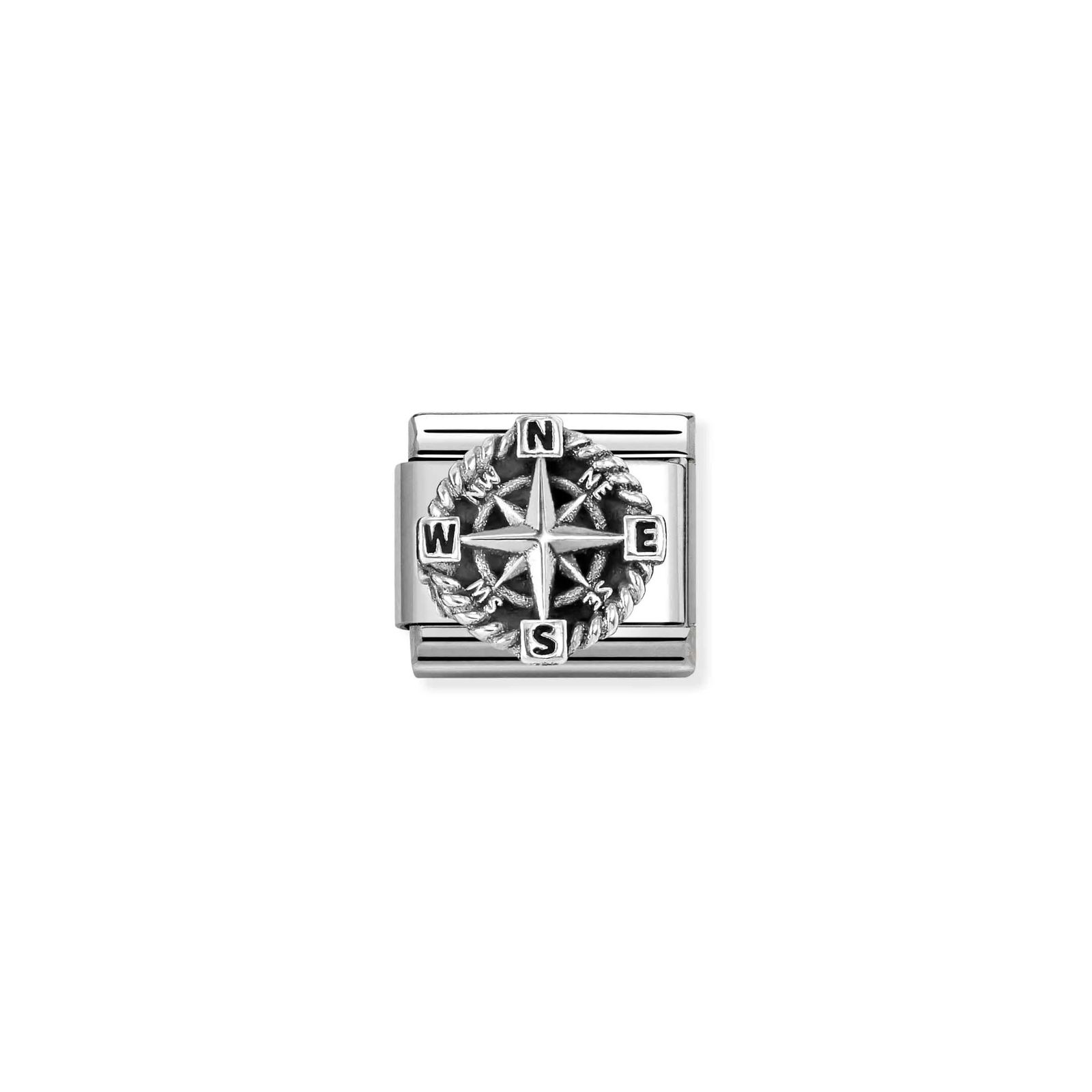 Nomination 330114/01 Classic Compass Sterling Silver Charm Jewellery