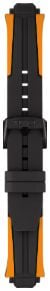 Tissot Black And Orange Sports Silicone 22mm Silicone STRAP ONLY T603042127