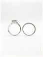 0.66ct Round Brilliant Natural Diamond 9ct White Gold Halo Cluster Ring & Matching Eternity Ring ES13788CA-9G14699W - alternate view 4