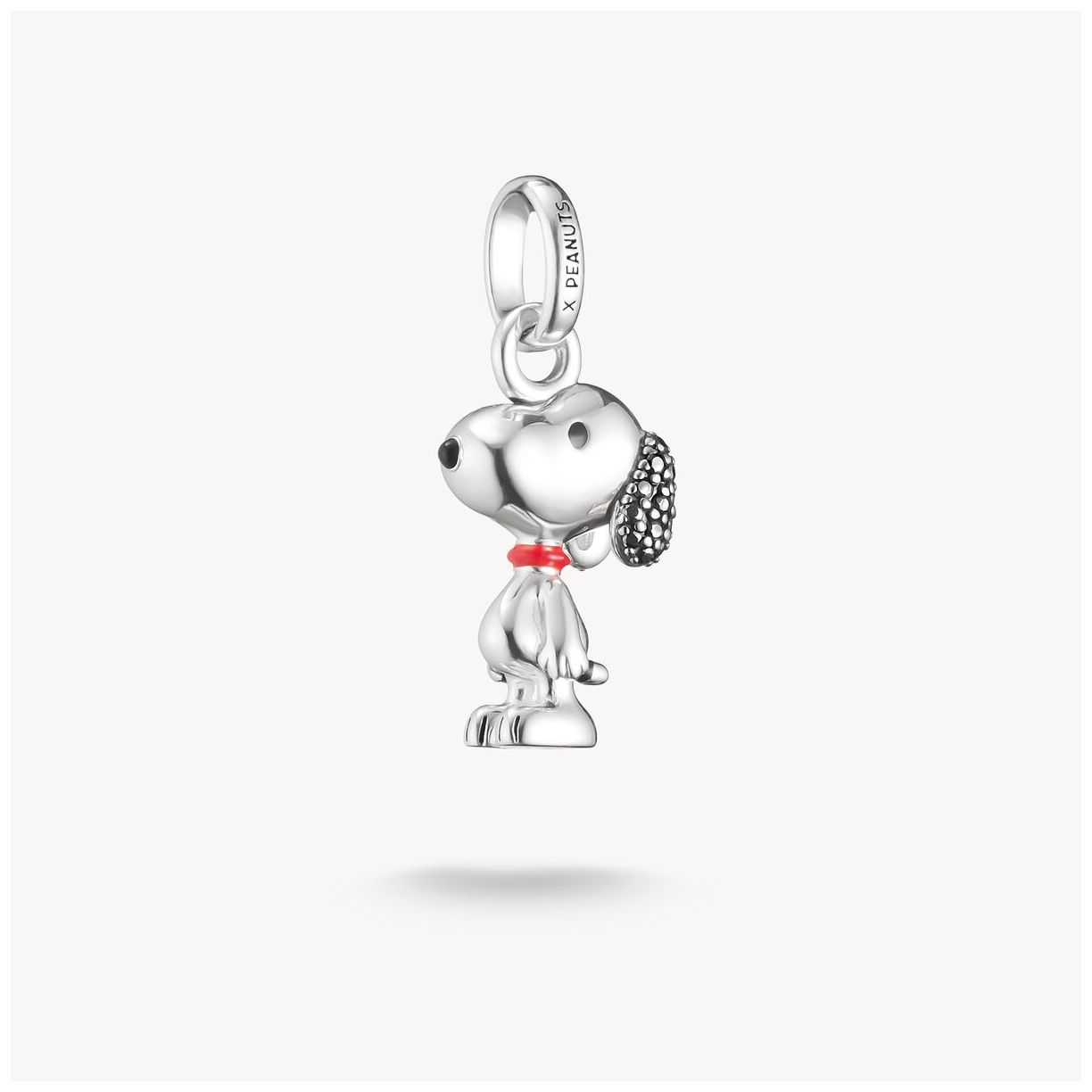 Thomas Sabo CC1310-691-11 Silver Charm Pendant Snoopy PavÃ© Jewellery