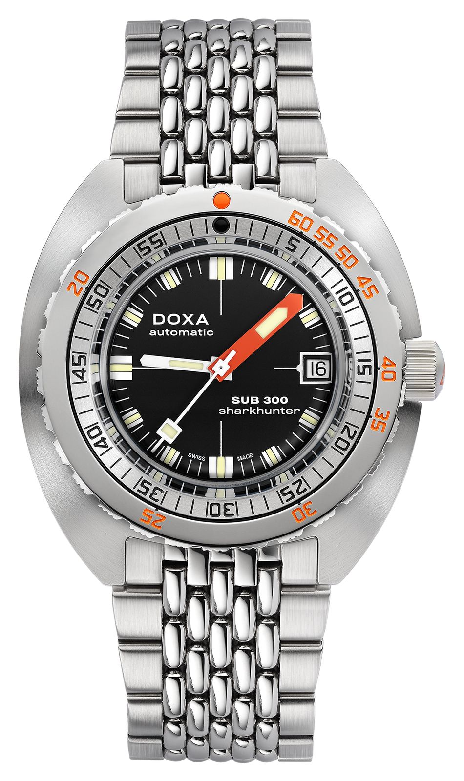 DOXA 821.10.101.10 SUB 300 Sharkhunter (42.5mm) Black Iconic Watch