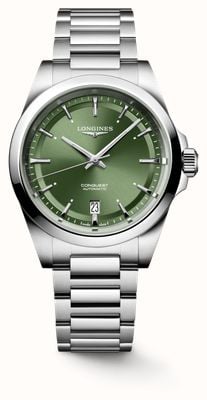 LONGINES Conquest Automatic (38mm) Green Dial / Stainless Steel Bracelet L37204026