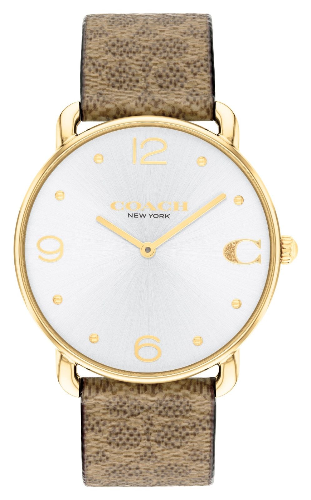 Coach 14504205 Women's Elliot (36mm) Silver Dial / Brown Watch