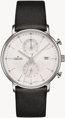 Junghans FORM C Chronoscope Calfskin Black Strap 41/4770.00