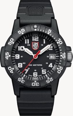 Luminox Sea Turtle 0300 Series Black PU Strap XS.0301.L
