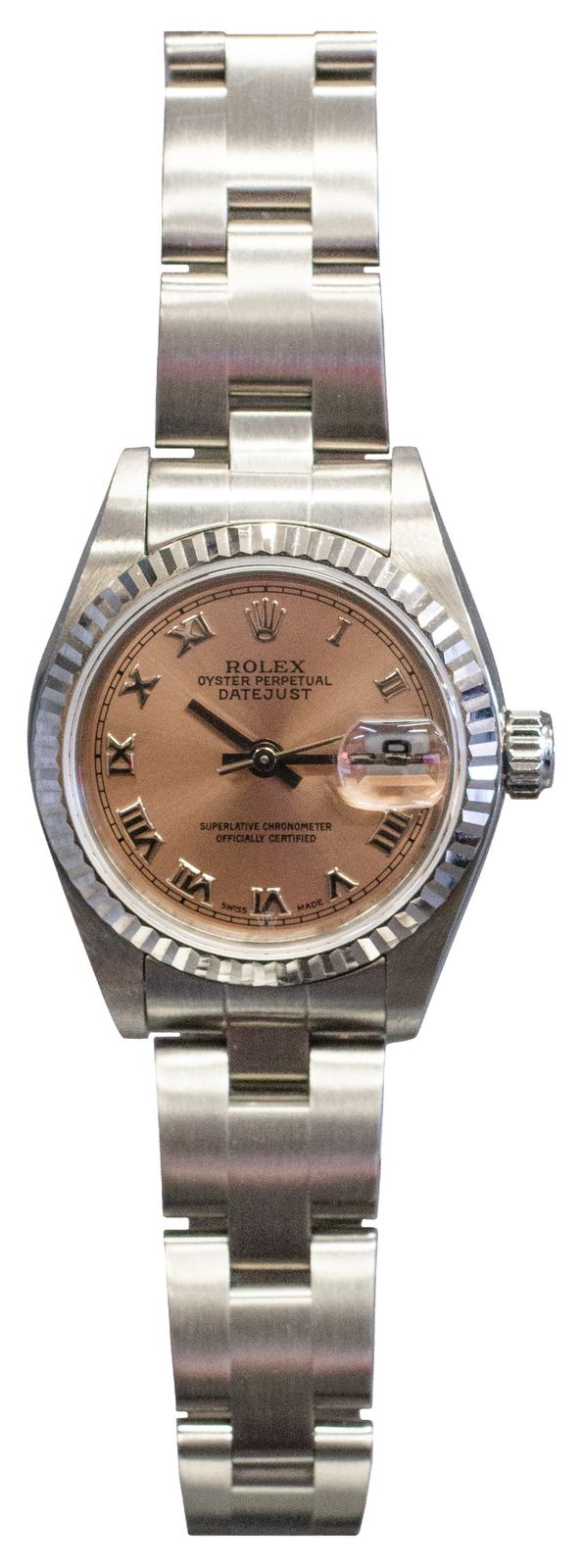 Pre-owned J46369 Rolex Datejust 26mm – Salmon Dial / Watch