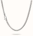 Thomas Sabo Thomas Sabo Rebel at Heart Men's 5.2mm Stainless Steel Box Chain Necklace KE2398-S01-53-L55