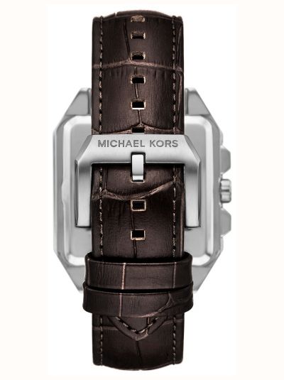 Michael Kors Hayes Brown Dial With Chronograph and Brown Leather Strap MK9300 - alternate view 2