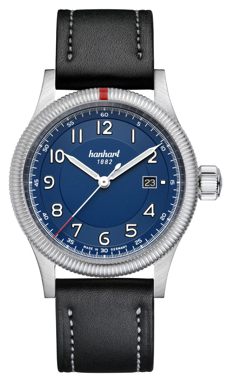 Hanhart 762.270-7010 PIONEER One Automatic (42mm) Blue Dial Watch
