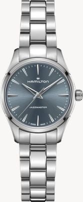 Hamilton Jazzmaster Quartz (32mm) Blue Sunray Dial / Stainless Steel Bracelet H32301141