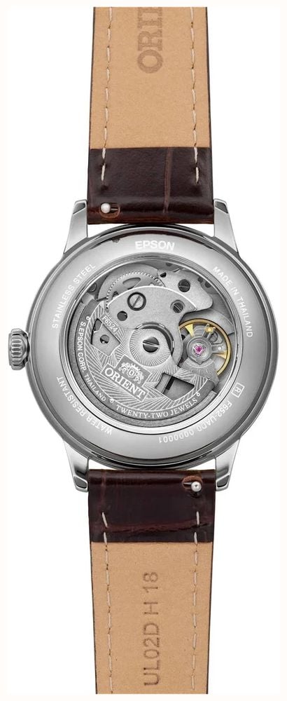 Orient Men's Automatic Green Dial Brown Leather Strap Domed Mineral Crystal RA-BB0102E30B - alternate view 3