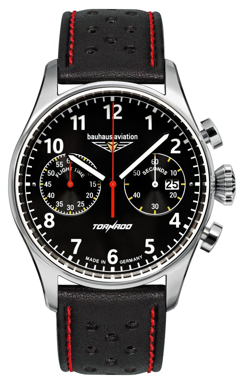 Bauhaus 2770-2 Aviation Tornado Quartz Chronograph (42mm) Watch