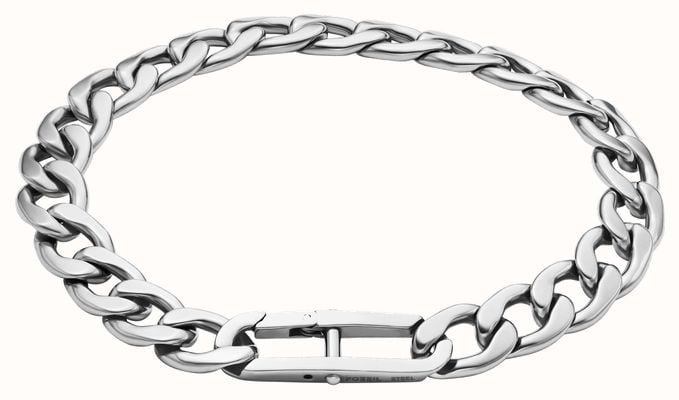 Fossil Men's Heritage Stainless Steel D Link Chain Bracelet JF04770040