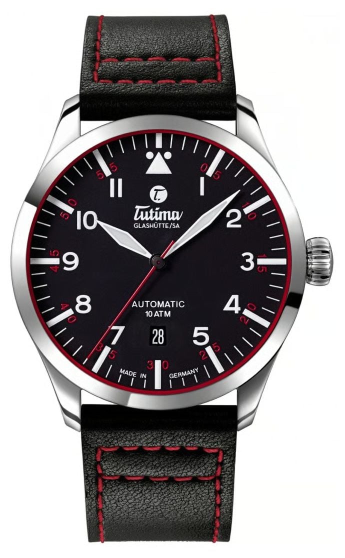 Tutima GlashÃ¼tte 6105-01 Flieger Automatic (41mm) Velvet- Watch