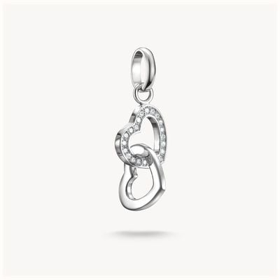 Thomas Sabo Charm Pendant Intertwined Hearts Connect Silver CC1201-051-14