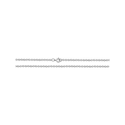 Treasure House G1076/24 Silver Round Belcher Chain 24 Jewellery