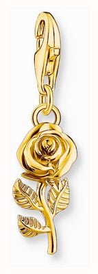 Thomas Sabo Rose Charm Pendant Gold-Plated 2077-413-39