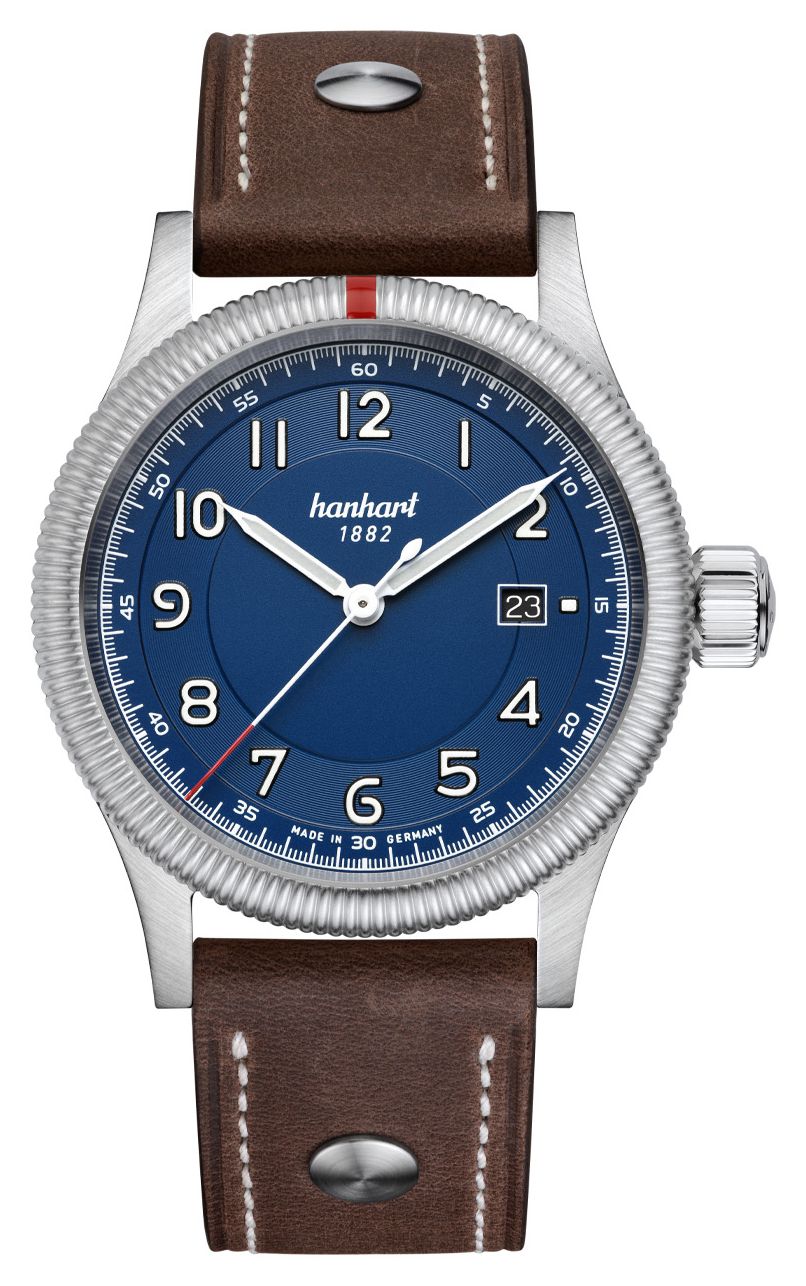 Hanhart 762.270-0110 PIONEER One Automatic (42mm) Blue Dial Watch