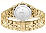 BOSS Men's 39mm Gold Plated Stainless Steel Black Dial Langford Watch 1514359 - alternate view 3