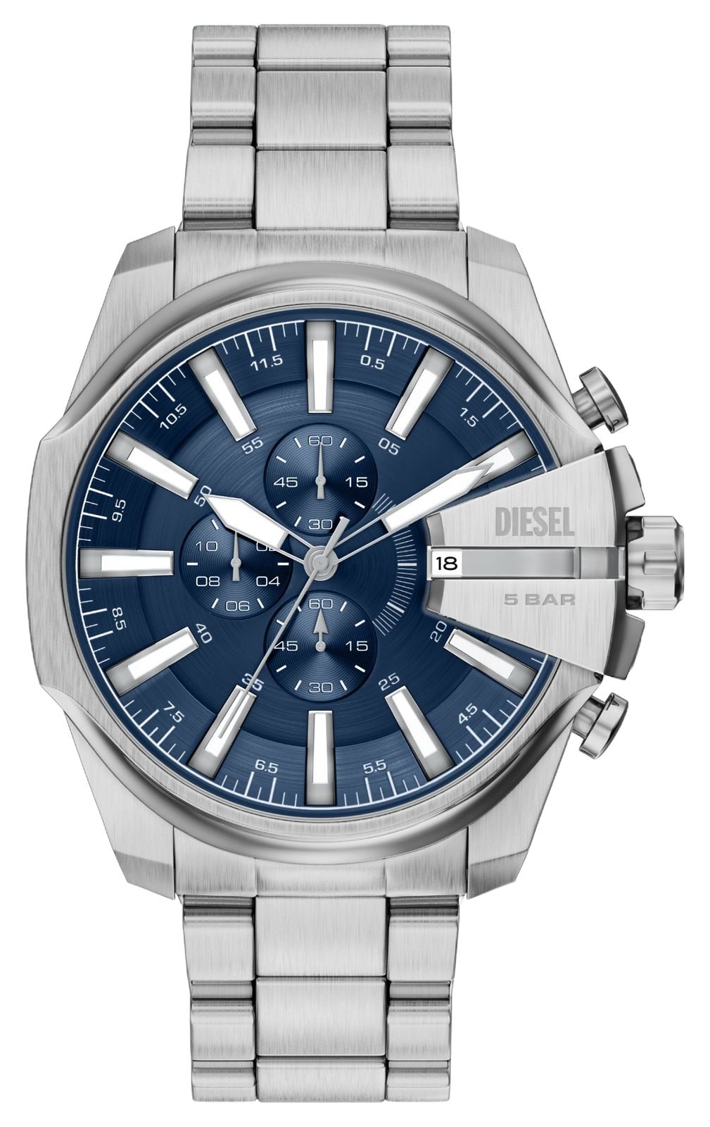 Diesel DZ4721 Mega Chief Slim Chronograph (48mm) Navy Blue Watch