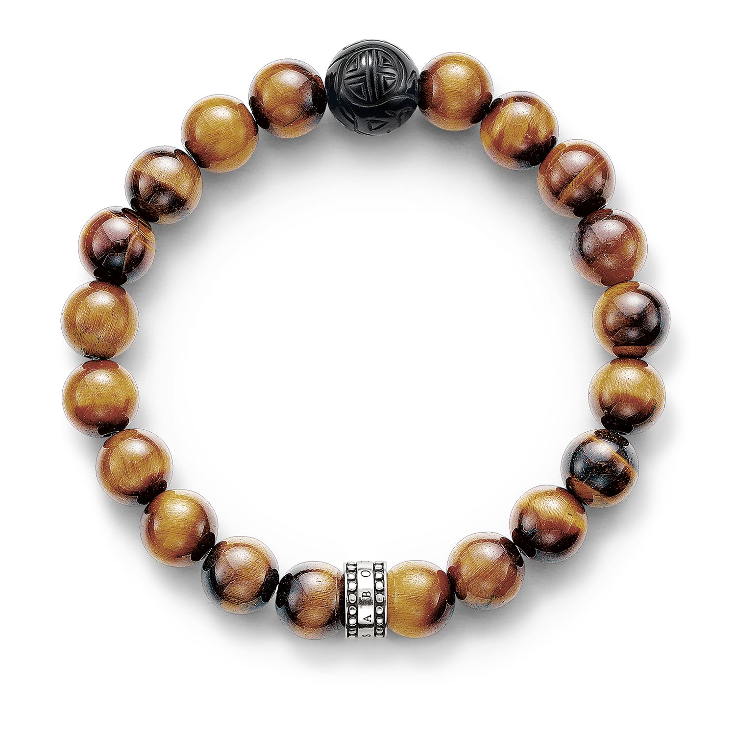 Thomas Sabo A1408-806-2-L19 Bracelet 19cm Brown 925 Sterling Jewellery