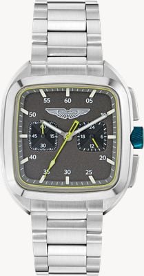 Aston Martin ULT Icon Quartz Chronograph (40.5mm) Black Dial / Stainless Steel Bracelet MTIU1S601