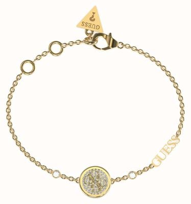 Guess 4G Crystal Coin Bracelet JUBB03125JWYGL JUBB03125JWYGL